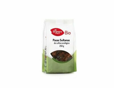 Pasas Sultanas Bio, 250 g El Granero Integral