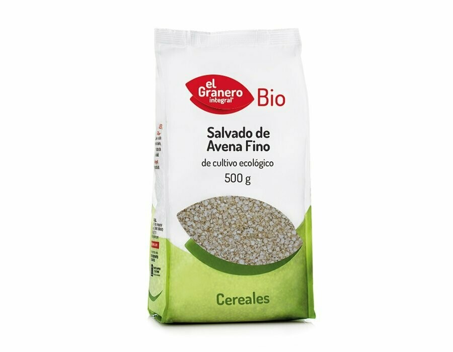 Salvado de Avena Fino Bio, 500 g El Granero Integral