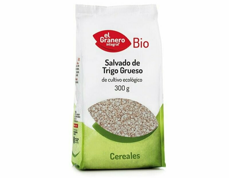 Salvado de Trigo Grueso Bio, 300 g El Granero Integral