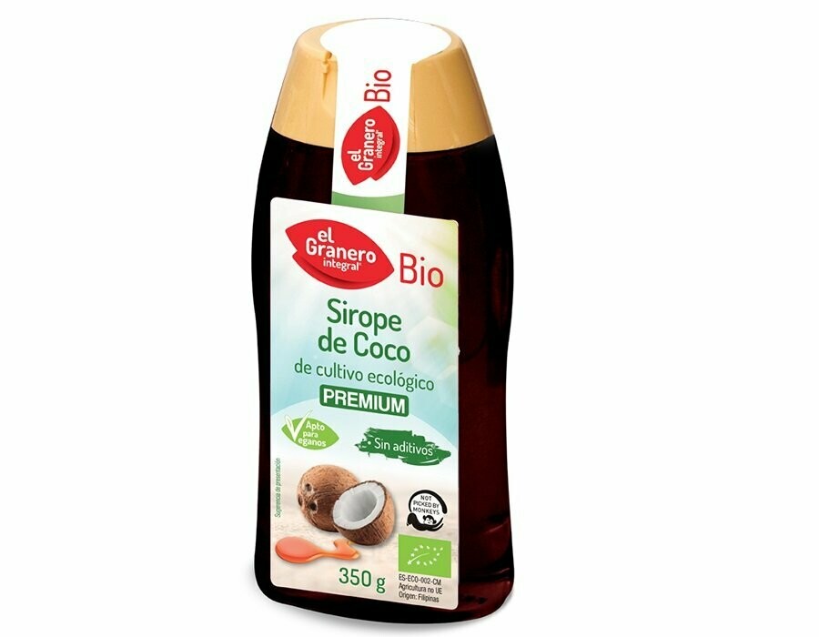 Sirope de Coco Bio, 360 g El Granero Integral