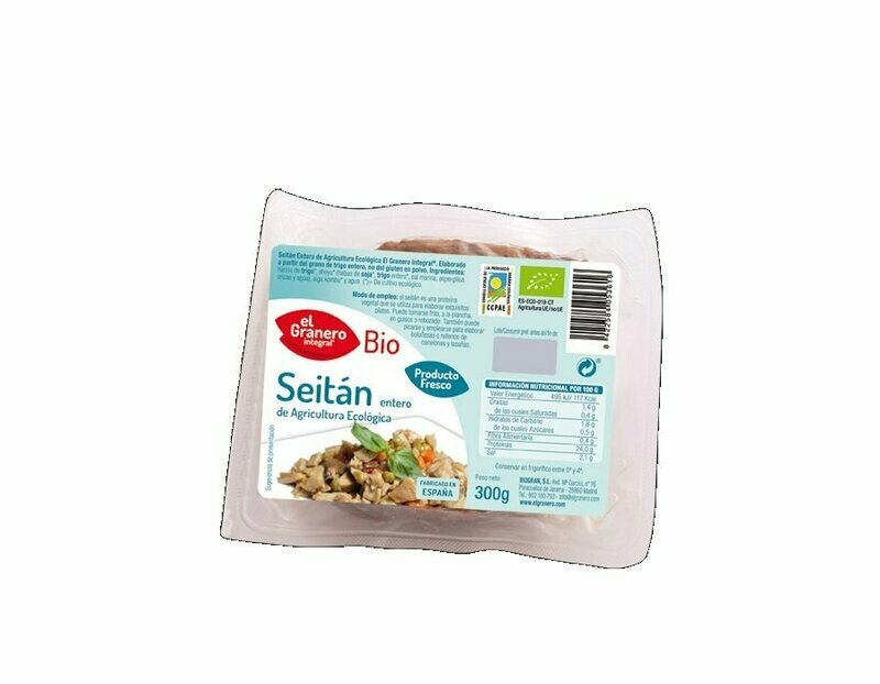 Seitán Entero Bio (F), 300 g El Granero Integral