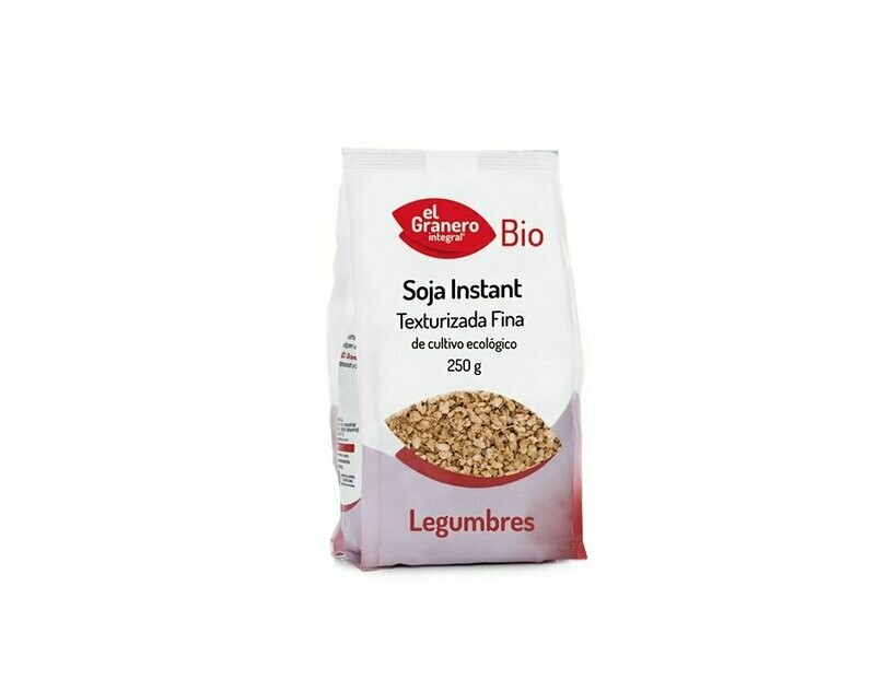 Soja Texturizada Fina Instant Bio, 250 g El Granero Integral