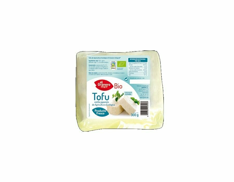Tofu al Estilo Japonés Bio (F), 300g El Granero Integral