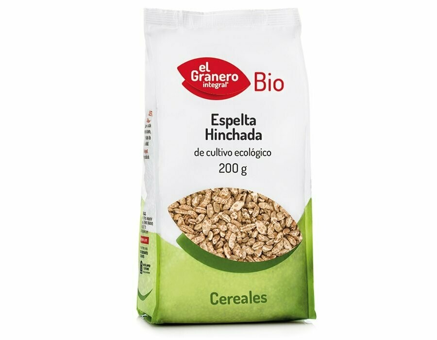 Trigo Espelta Hinchado Bio, 200 g El Granero Integral