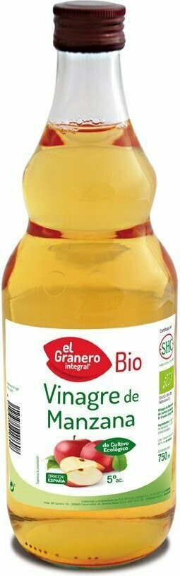 Vinagre de Manzana Bio, 75 cl El Granero Integral