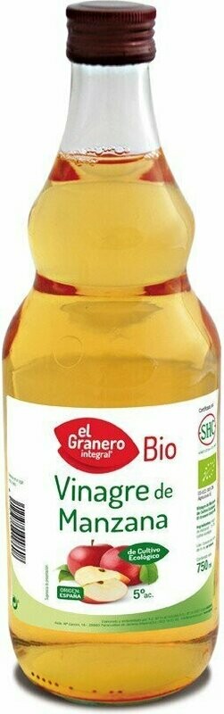 Vinagre de Manzana Bio, 75 cl El Granero Integral