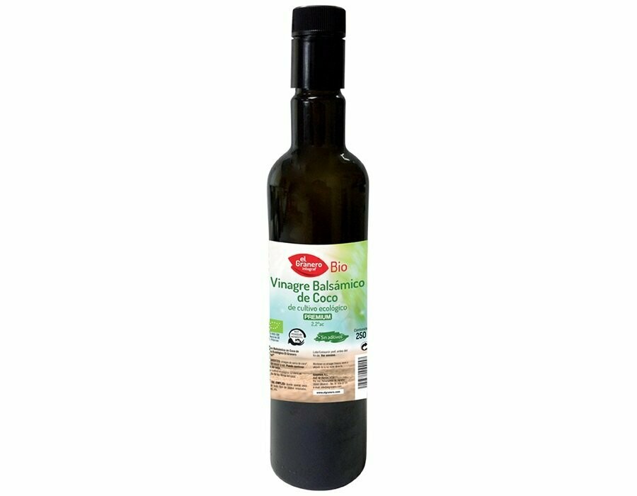 Vinagre de coco Balsámico Bio, 250 ml El Granero Integral