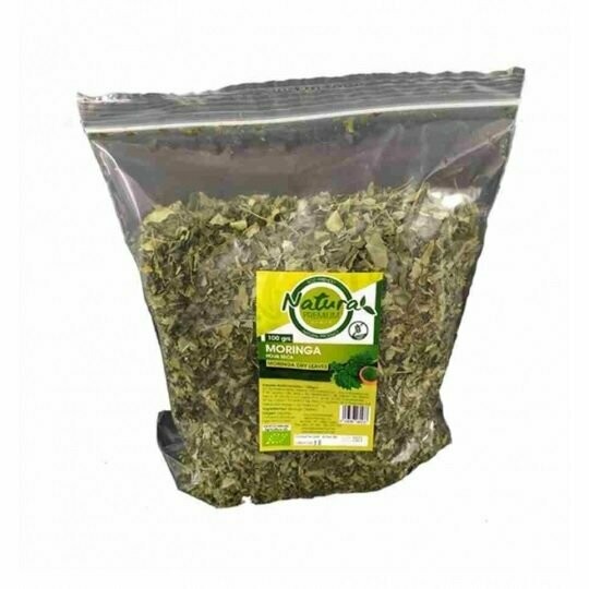 Moringa en Hoja (endulzado con sirope de manzana Biológica)  Bio 100 gr El Oro de los Andes