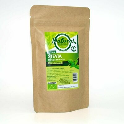 Hoja de Stevia molida en polvo Ecológica 70 g El Oro de los Andes