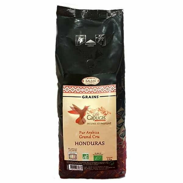 Café de tueste natural en grano Honduras Bio 1 kg El Oro de los Andes