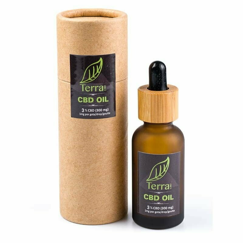 CBD OIL 3% extracto de aceites esenciales de cáñamo (300 mg) 30 ml El Oro de los Andes
