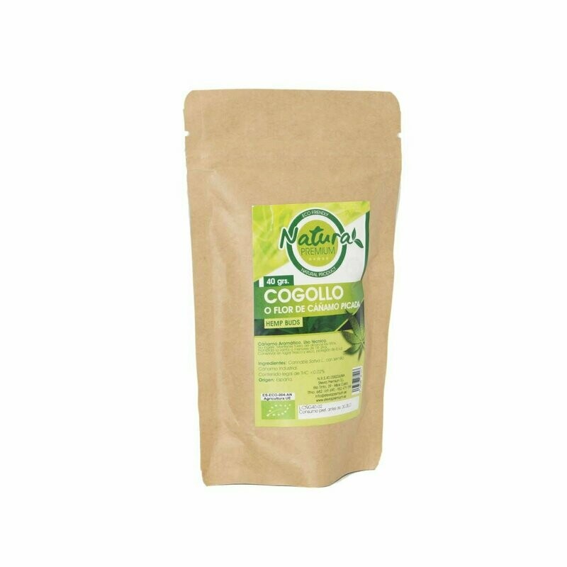 Cogollos o Flor de Cáñamo (picadillo) Bio 40 gr El Oro de los Andes