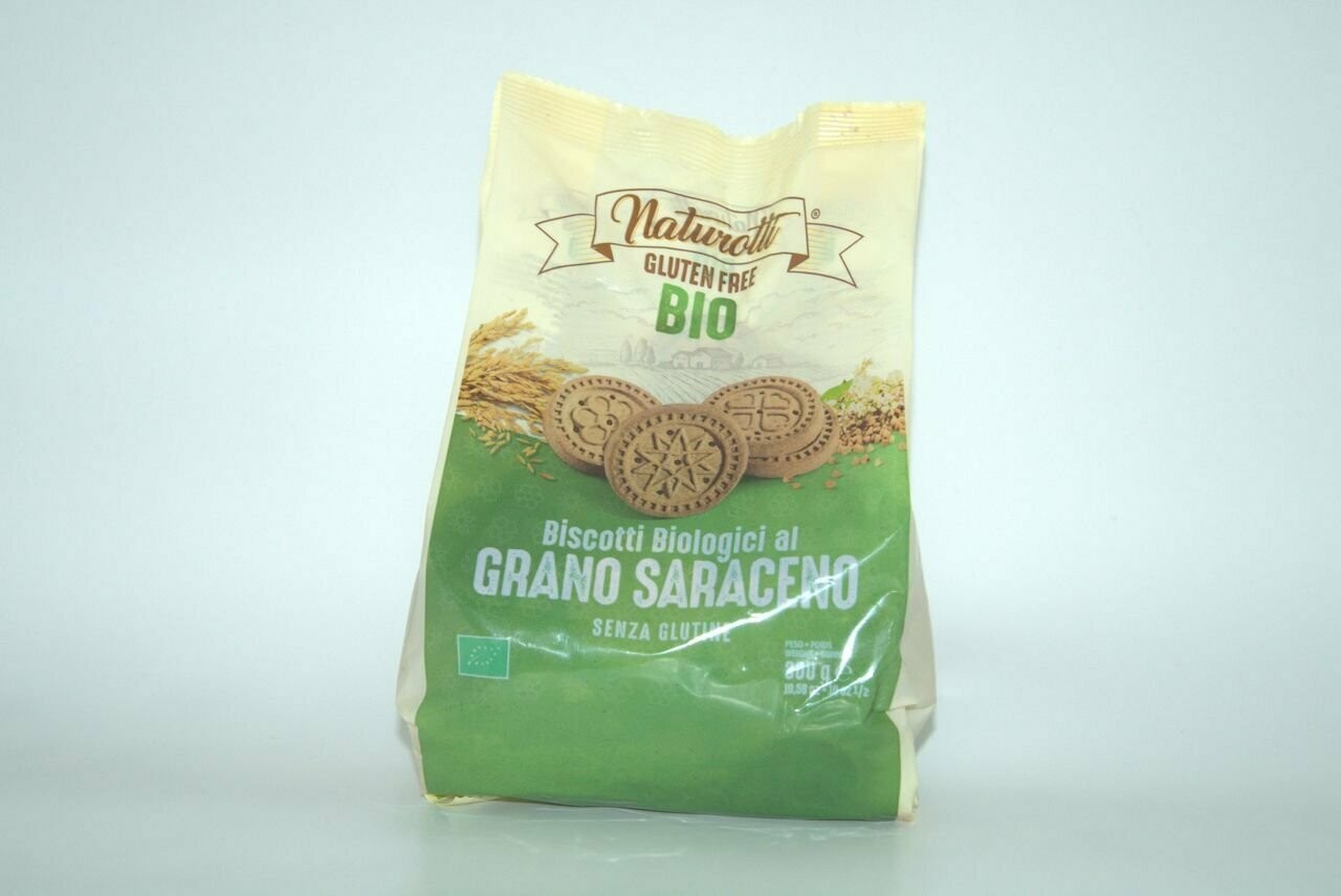 Galletas de Trigo Sarraceno -biscotti-Sin Gluten Bio 300 gr.  El Oro de los Andes