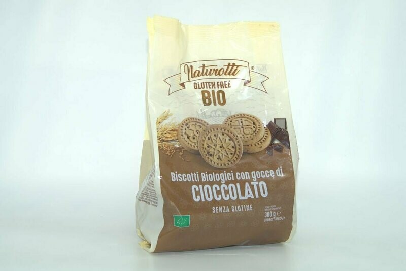 Galletas con Gotas de Chocolate–biscotti– Sin Gluten Bio 300 gr.  El Oro de los Andes