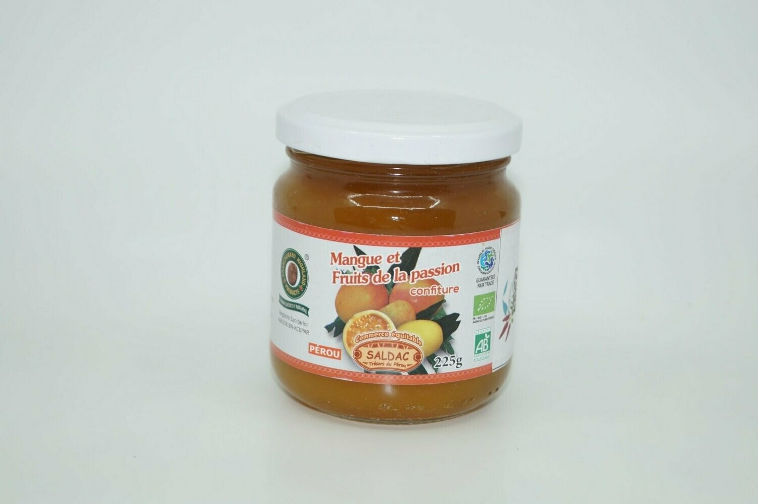 Mermelada de Mango y Fruta de la pasión Bio 225gr El Oro de los Andes