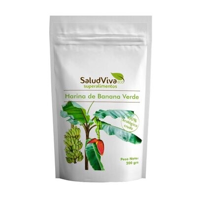 Harina de Banana Verde ECO 200 gr. SaludViva