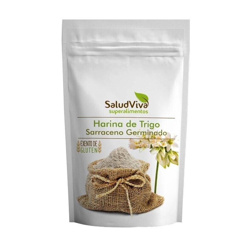 Harina de Trigo Sarraceno Germinado ECO 400 Gr. SaludViva