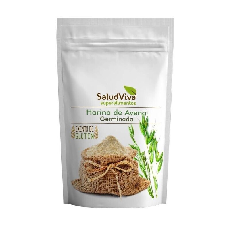 Harina de Avena Germinada ECO 400 Gr. SaludViva