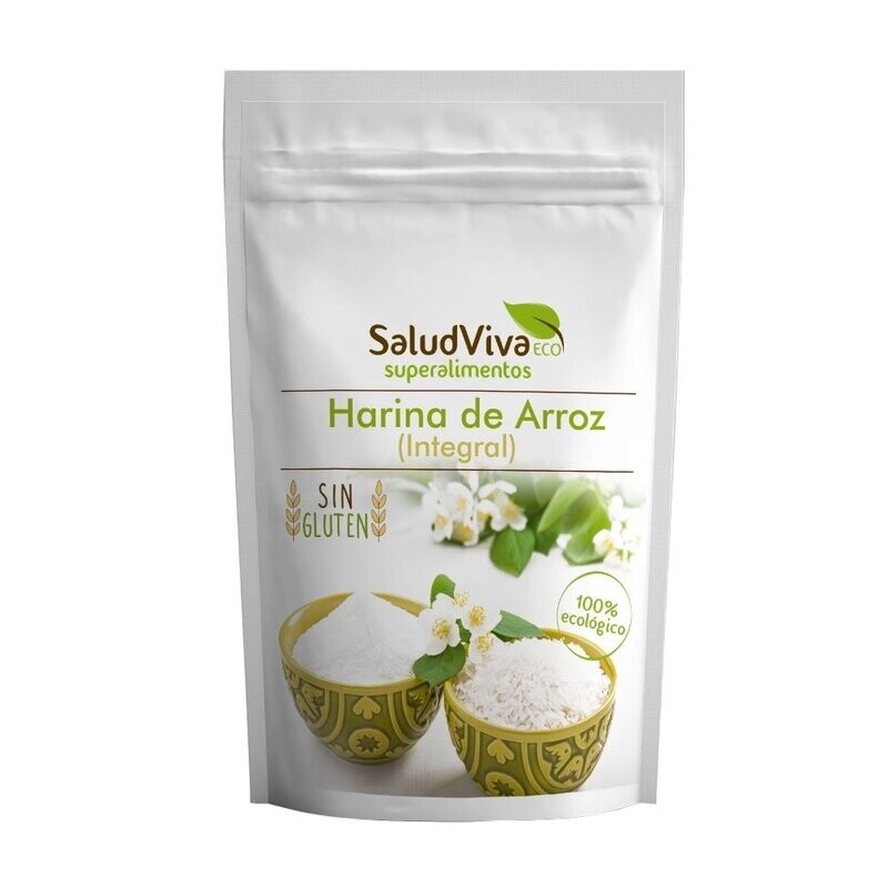 Harina de Arroz Integral ECO 500 gr SaludViva
