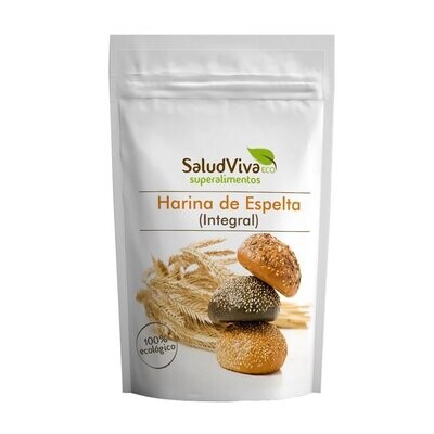 Harina de Espelta Integral Con Gluten ECO 500 gr SaludViva Harina de Espelta Integral Con Gluten ECO 500 gr SaludViva
