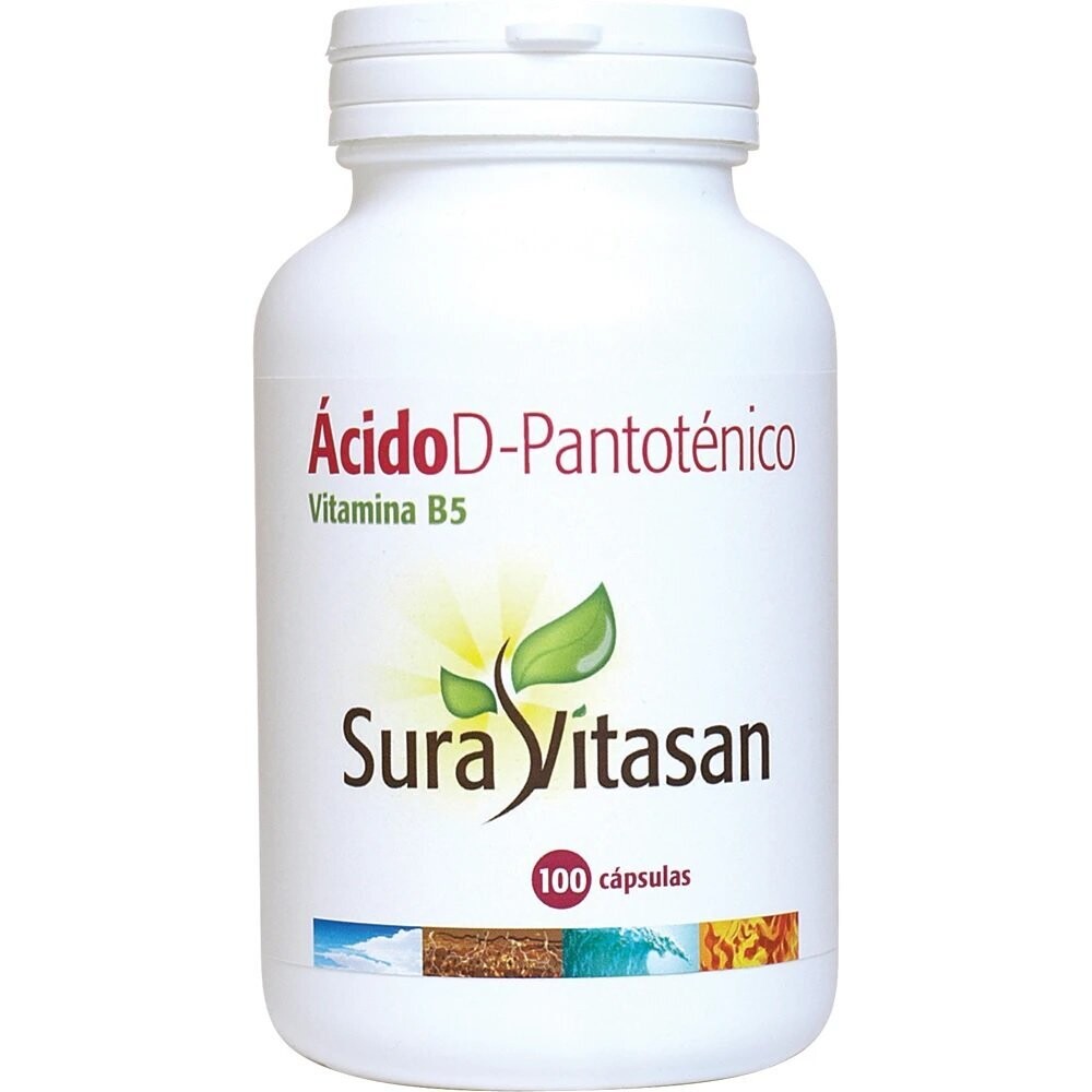 ÁcidoD-Pantoténico 100 Cápsulas Sura Vitasan