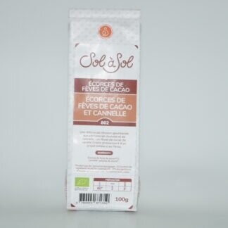 Infusión Corteza de Granos de Cacao y Canela Bio 100 gr. El Oro de los Andes