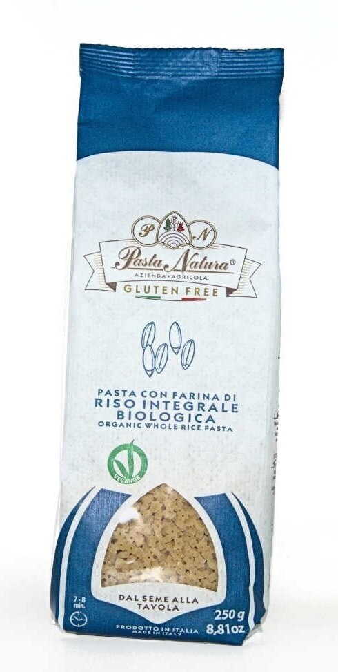 Pasta de Arroz Integral, Stelline (Estrellitas) Sin Gluten Ecológica 250 g El Oro de los Andes