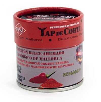 Pimentón (Crespi) Ecológico, Salero Pimentón ahumado Dulce, 30 gramos El Oro de los Andes Pimentón (Crespi) Ecológico, Salero Pimentón ahumado Dulce, 30 gramos El Oro de los Andes