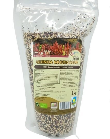 Quinoa multicolor Ecológica 1 kg El Oro de los Andes