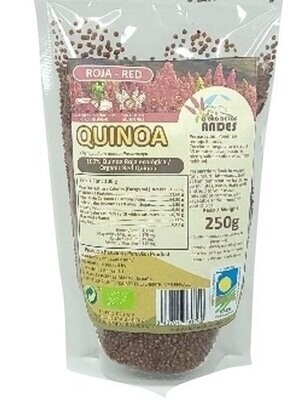 Quinoa roja Ecológica 250 gramos El Oro de los Andes