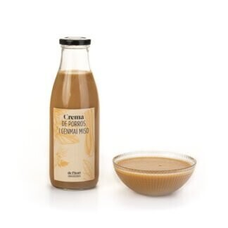Crema de Puerros y Gen Mai Miso Ecológica 750ml El Oro de los Andes