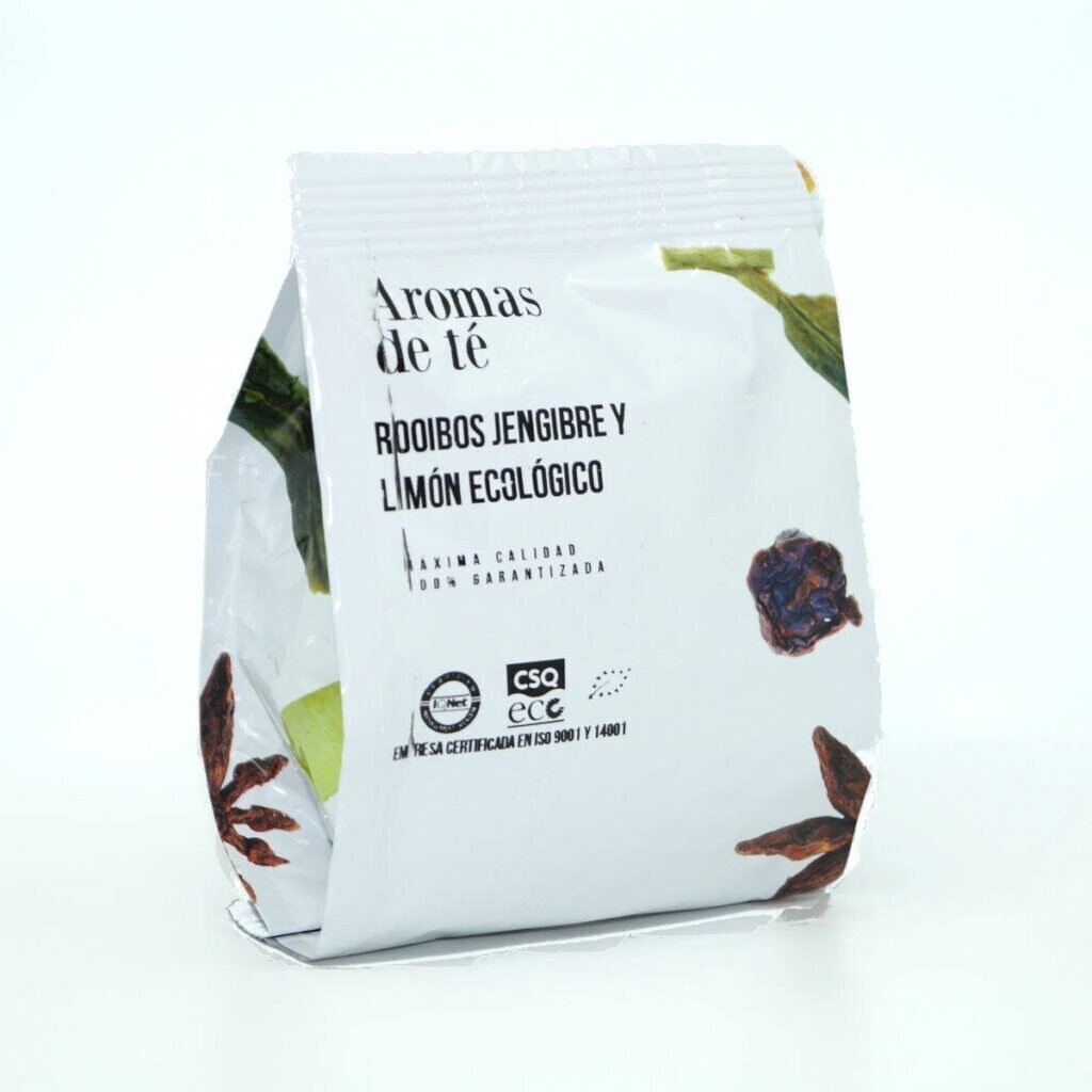 Rooibos de Jengibre y Limón ecológico 40 g El Oro de los Andes