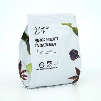 Rooibos de Jengibre y Limón ecológico 40 g El Oro de los Andes Rooibos de Jengibre y Limón ecológico 40 g El Oro de los Andes