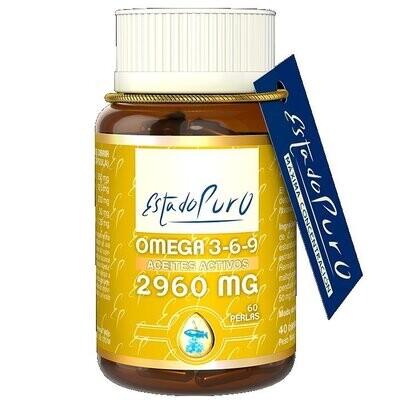 Omega 3-6-9 2.960 mg 60 Perlas Estado Puro de Tongil Omega 3-6-9 2.960 mg 60 Perlas Estado Puro de Tongil