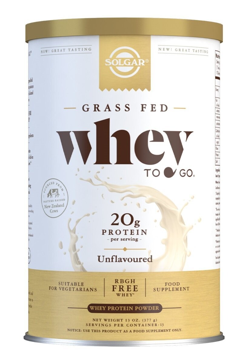 Whey To Go Proteína de suero en polvo (Sin Sabor ) - 377 g Solgar®