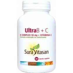 UltraB Complex+C  60 Cápsulas Vegetales Sura Vitasan