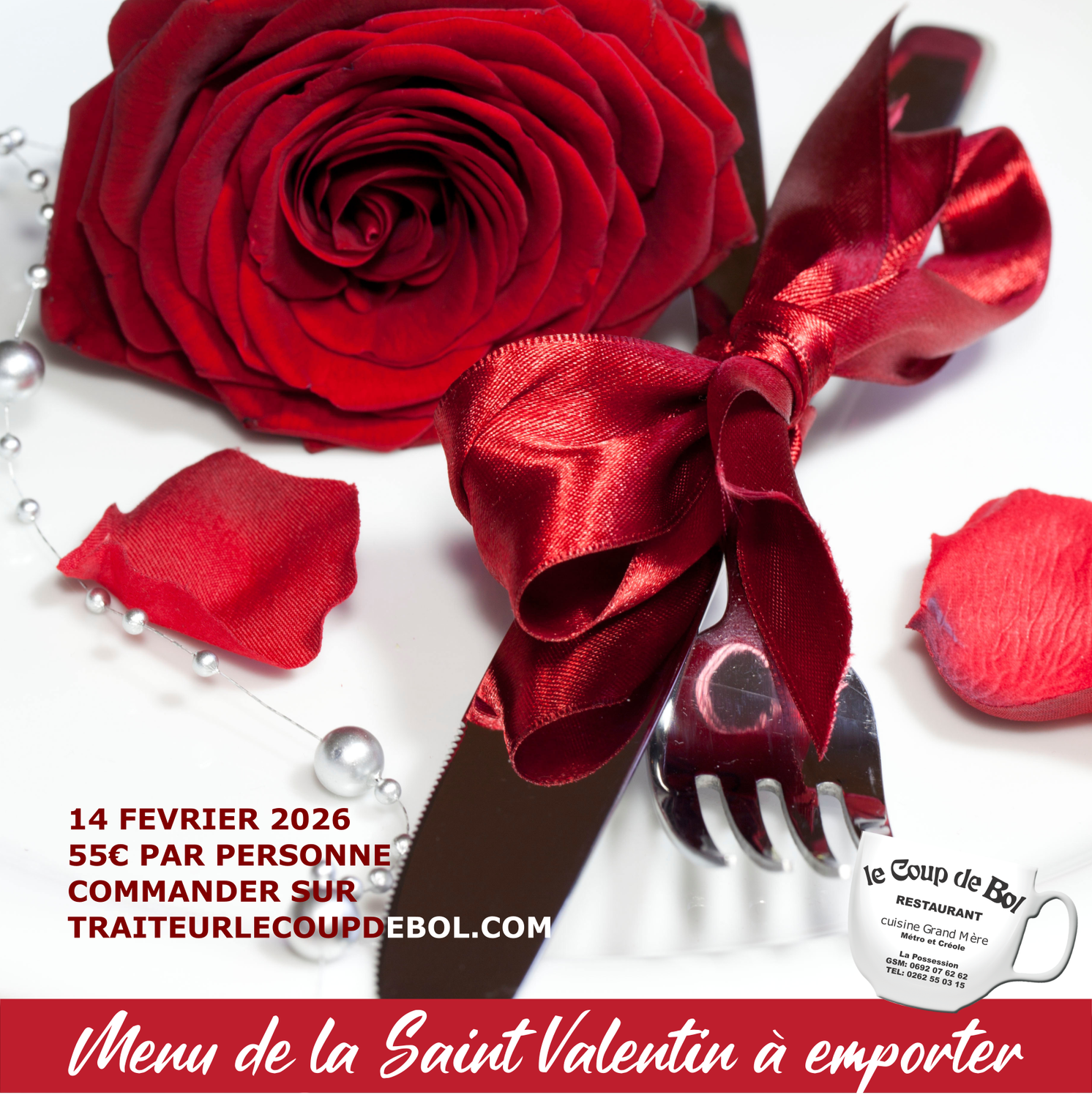Menu de la Saint Valentin