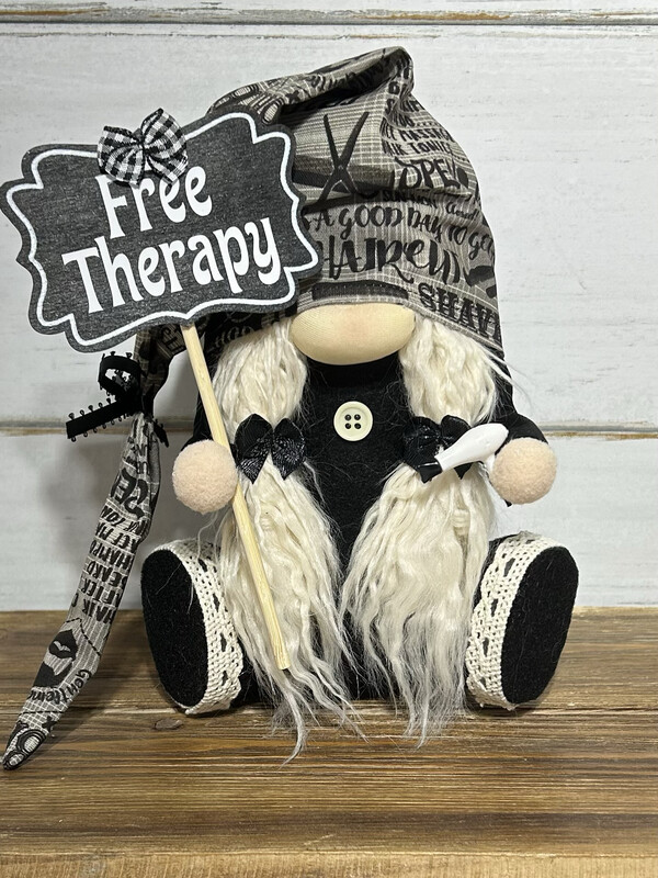 “Free Therapy” Hairdresser Gnome