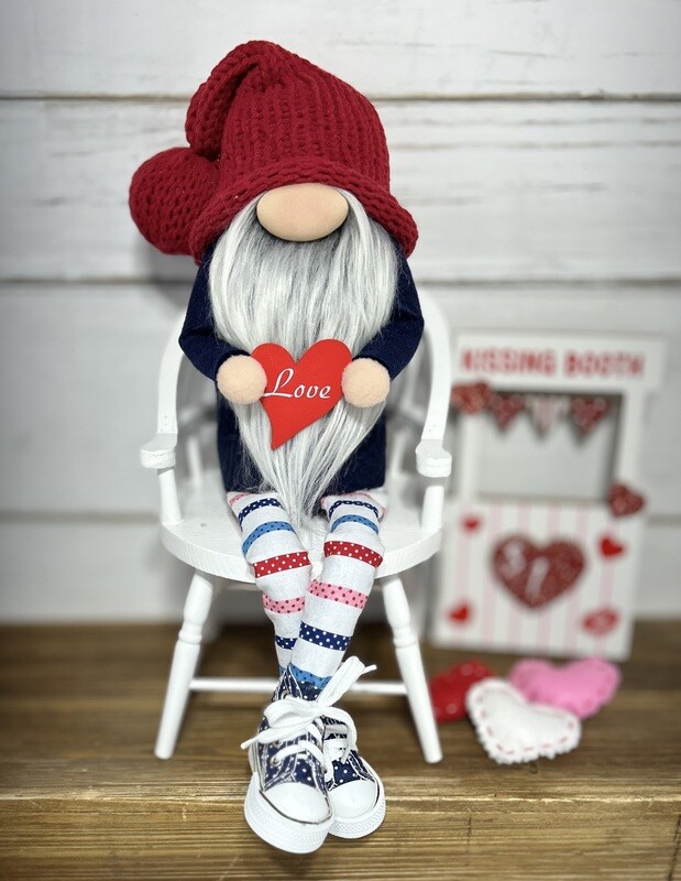 Long legged Valentines boy