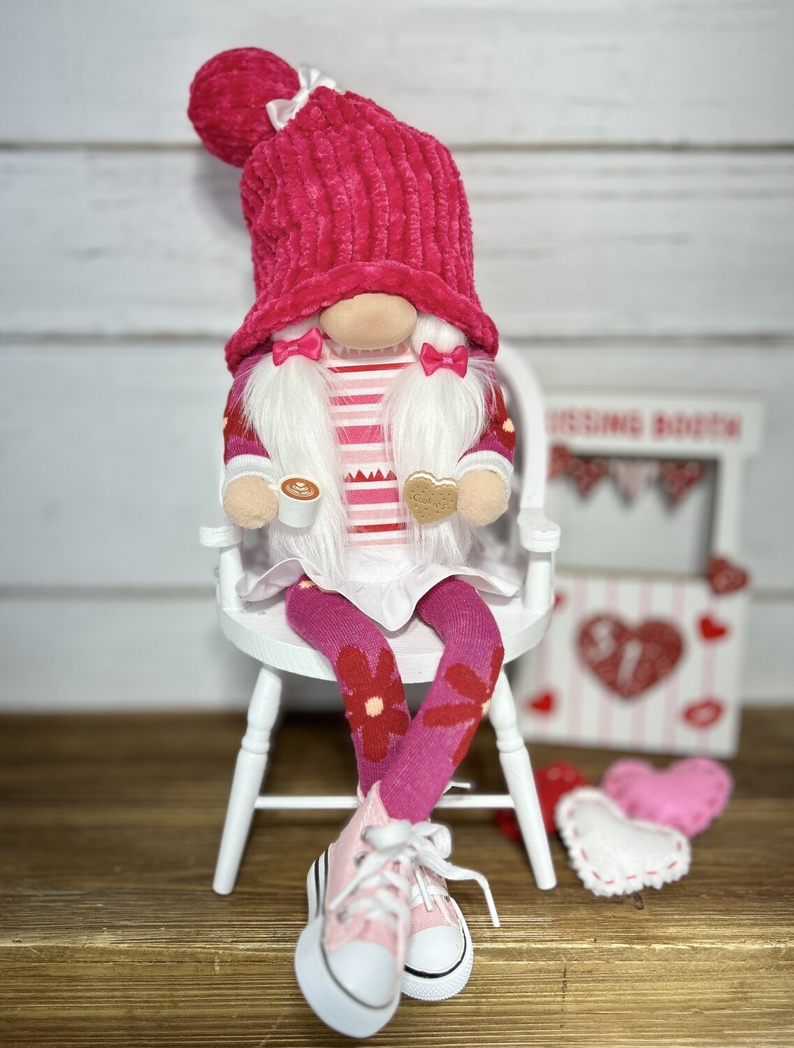 Long legged Valentine girl