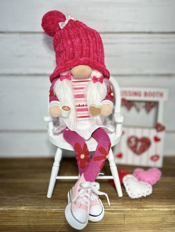 Long legged Valentine girl