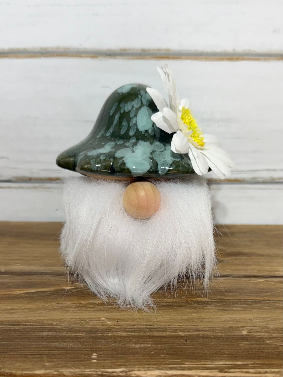 Ceramic mushroom gnome