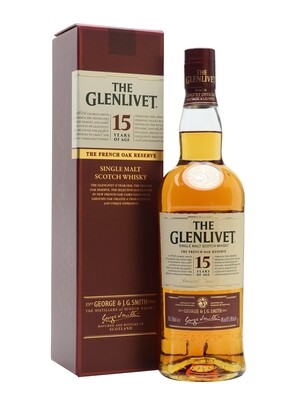 Whisky The glenlivet 15 a x700cc