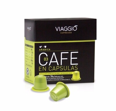 Viaggio Capsula Cafe ARABICA 10x54gr