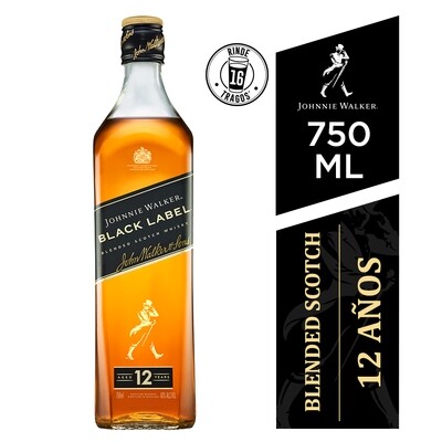 Whisky Johnnie walker black label x750cc