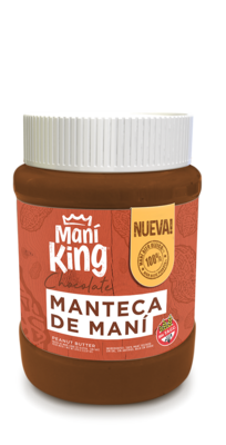 Manteca de mani king c/chocolate x350grs