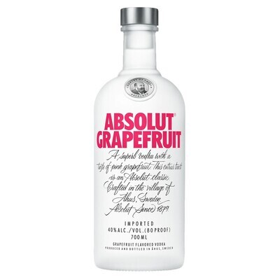 Vodka absolut grapefruit x750cc