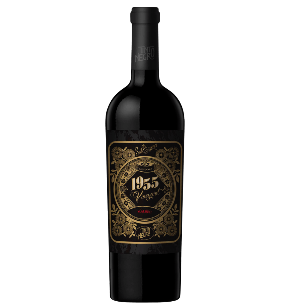 Vino Tinto negro vineyard 1955 malbec  x750cc
