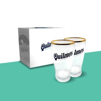 TWO PACK VASO QUILMES MURPHY x 500cc