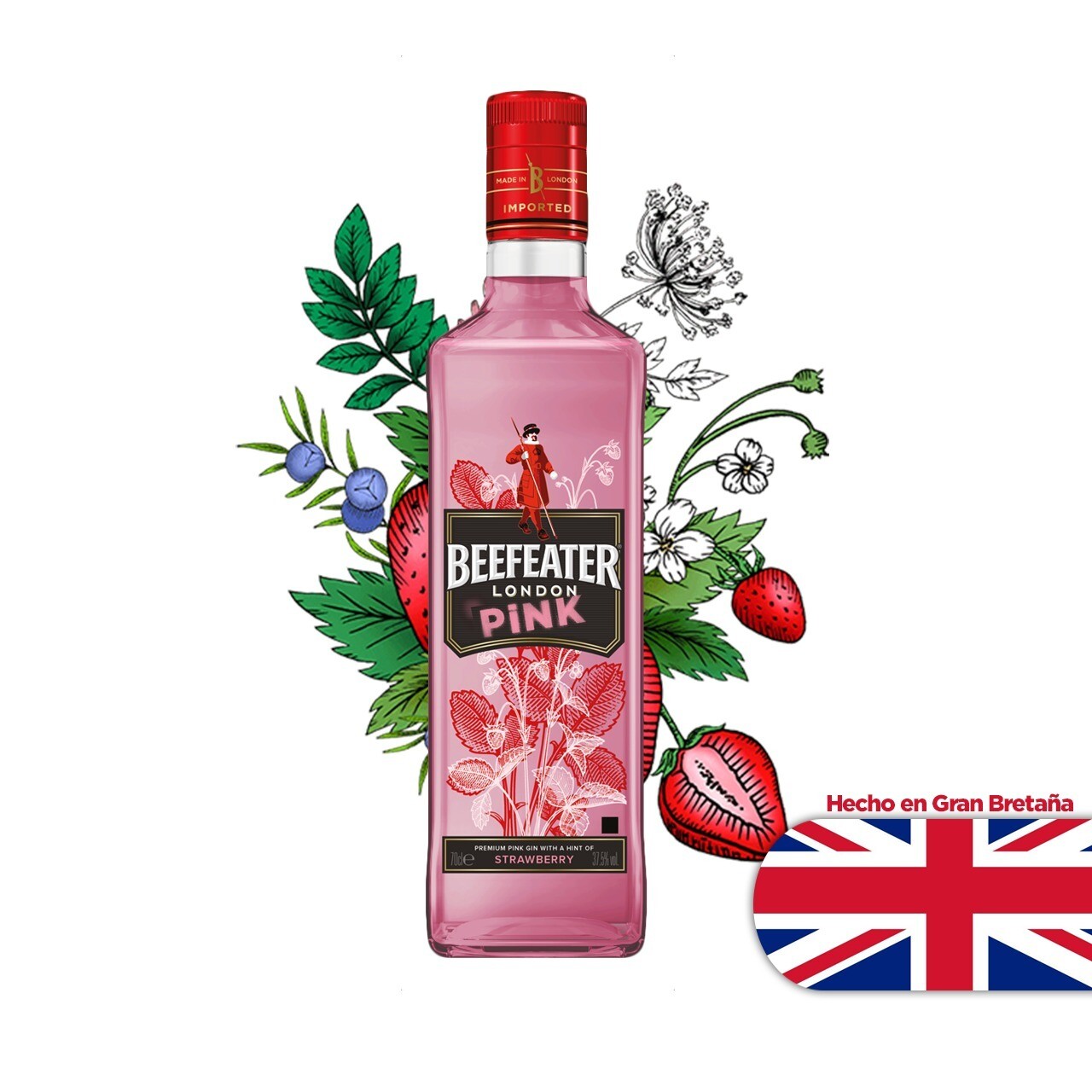 Gin beefeater pink x700cc